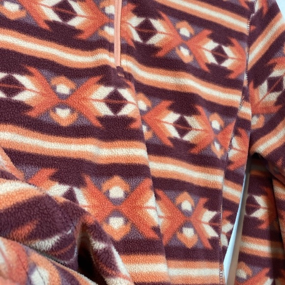 Eddie Bauer - Multicolor Patterned Sweater- half zip medium - Picture 6 of 8